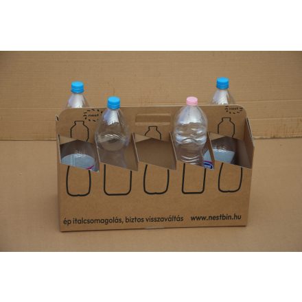 Nagy Italcsomagolás tartó  - (0,5 l -2,5 l ig)
